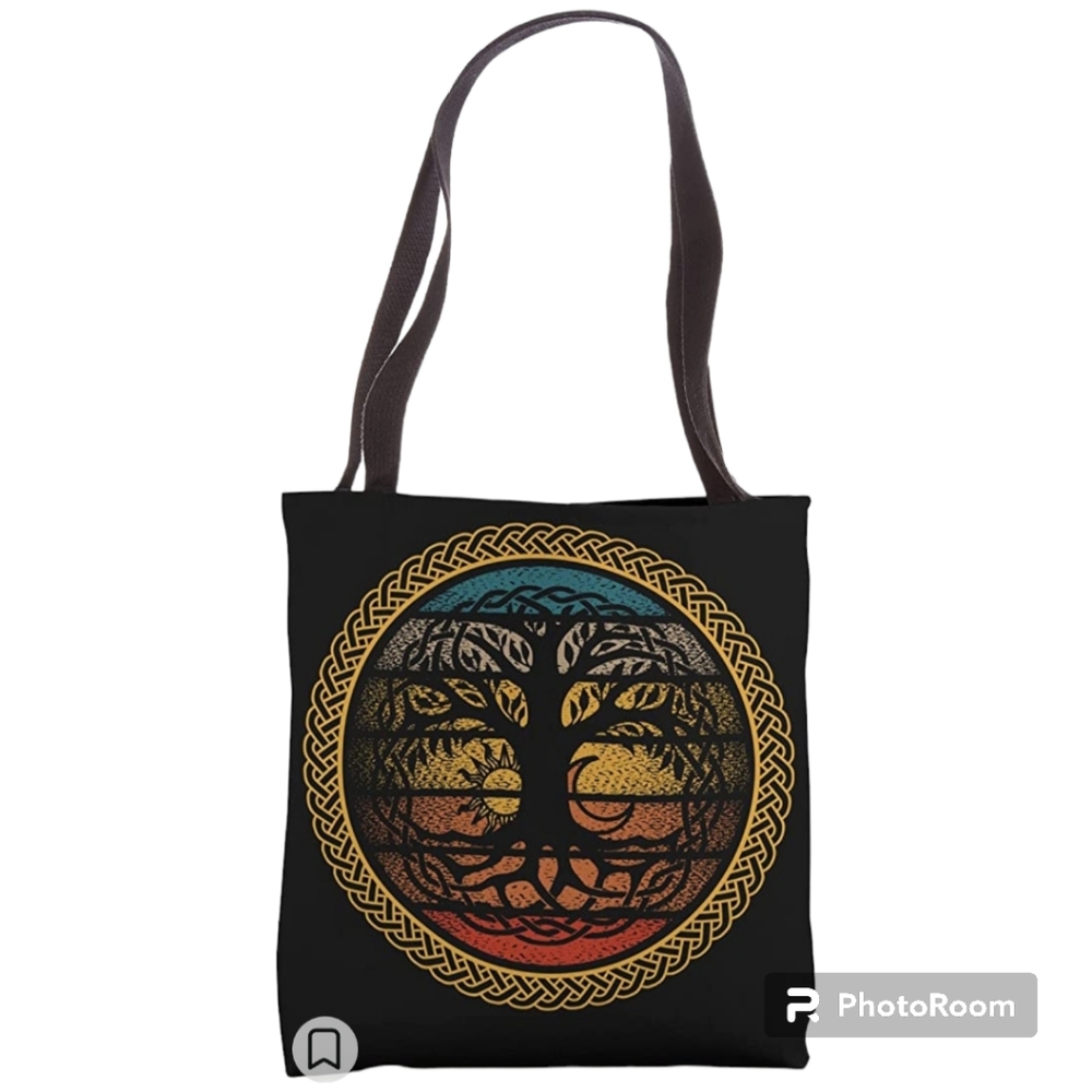 Tree of Life, Sun & Moon Tote With Sage Bundle - Picture 5 of 6